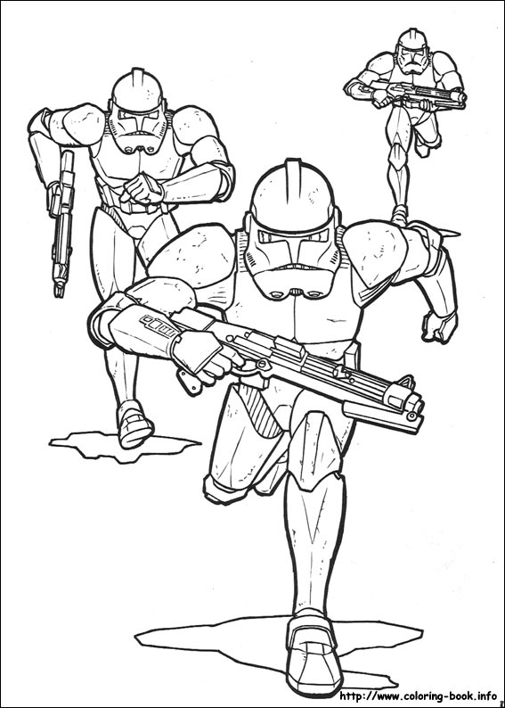 Star Wars coloring picture